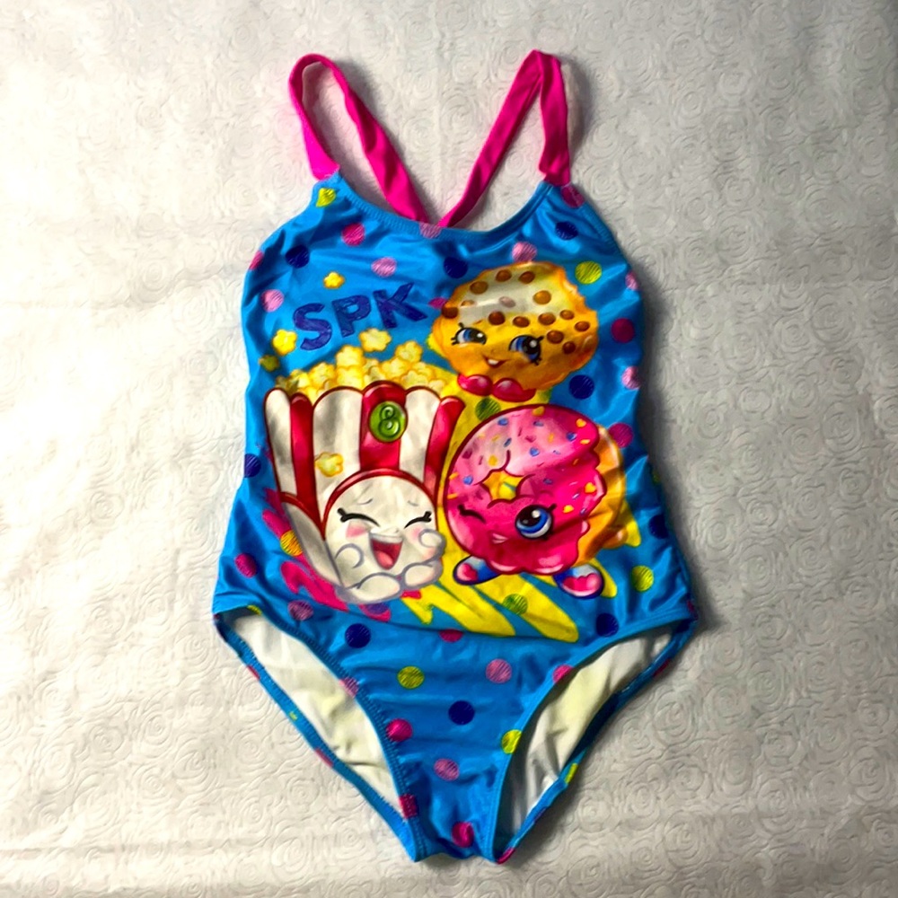 Shopkin Yourh girl’s size medium Swim swimsuit